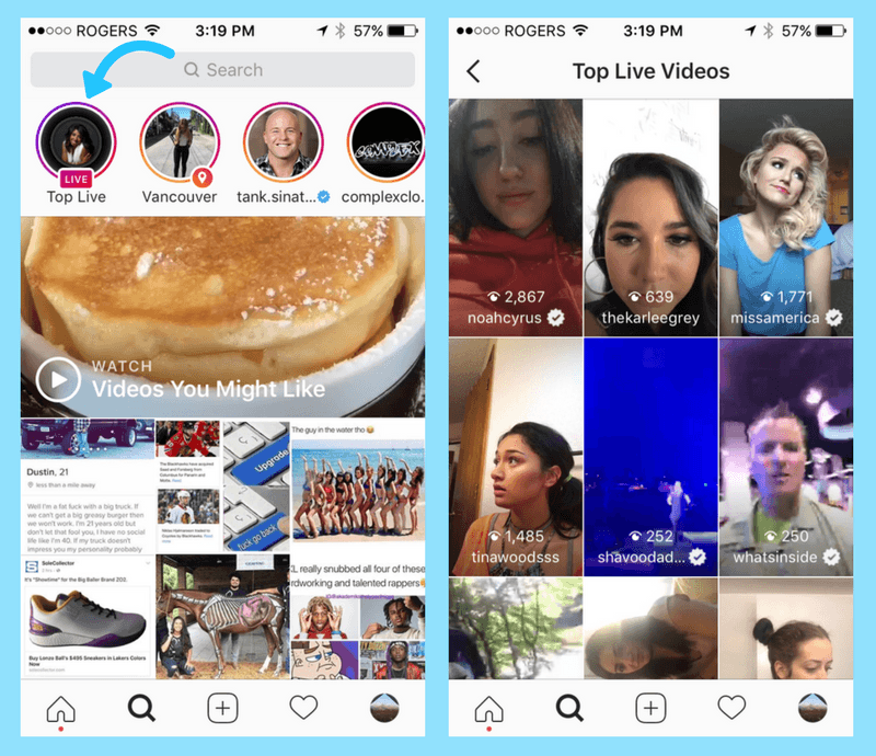 Темы и идеи для прямых эфиров в Instagram*