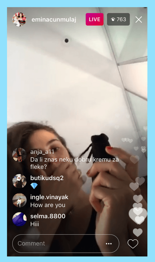 Темы и идеи для прямых эфиров в Instagram*